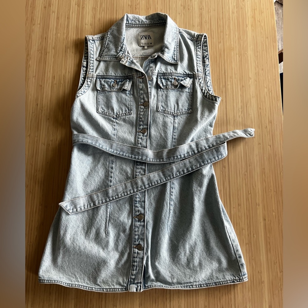 Zara Denim Mini Dress